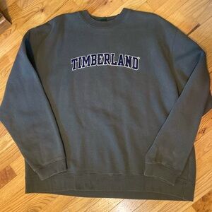 Timberland Chic Vintage Green Round Neck Logo Sweatshirt XXL